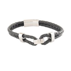 PULSEIRA ROSSO COURO DUPLO PRETO