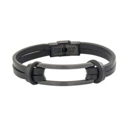 PULSEIRA ROSSO COURO PRETO