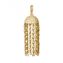Pingente Tassel Diamantes
